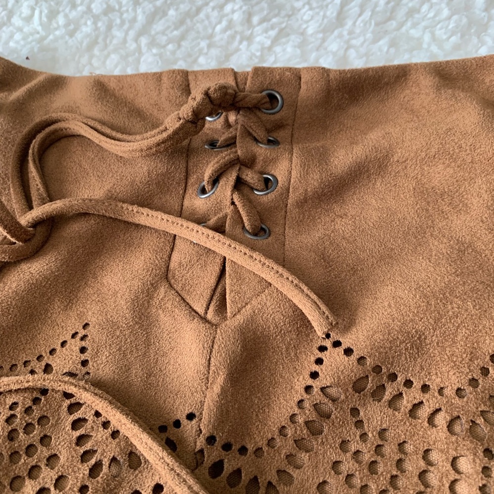 Suede Shorts - Picture 3 of 5